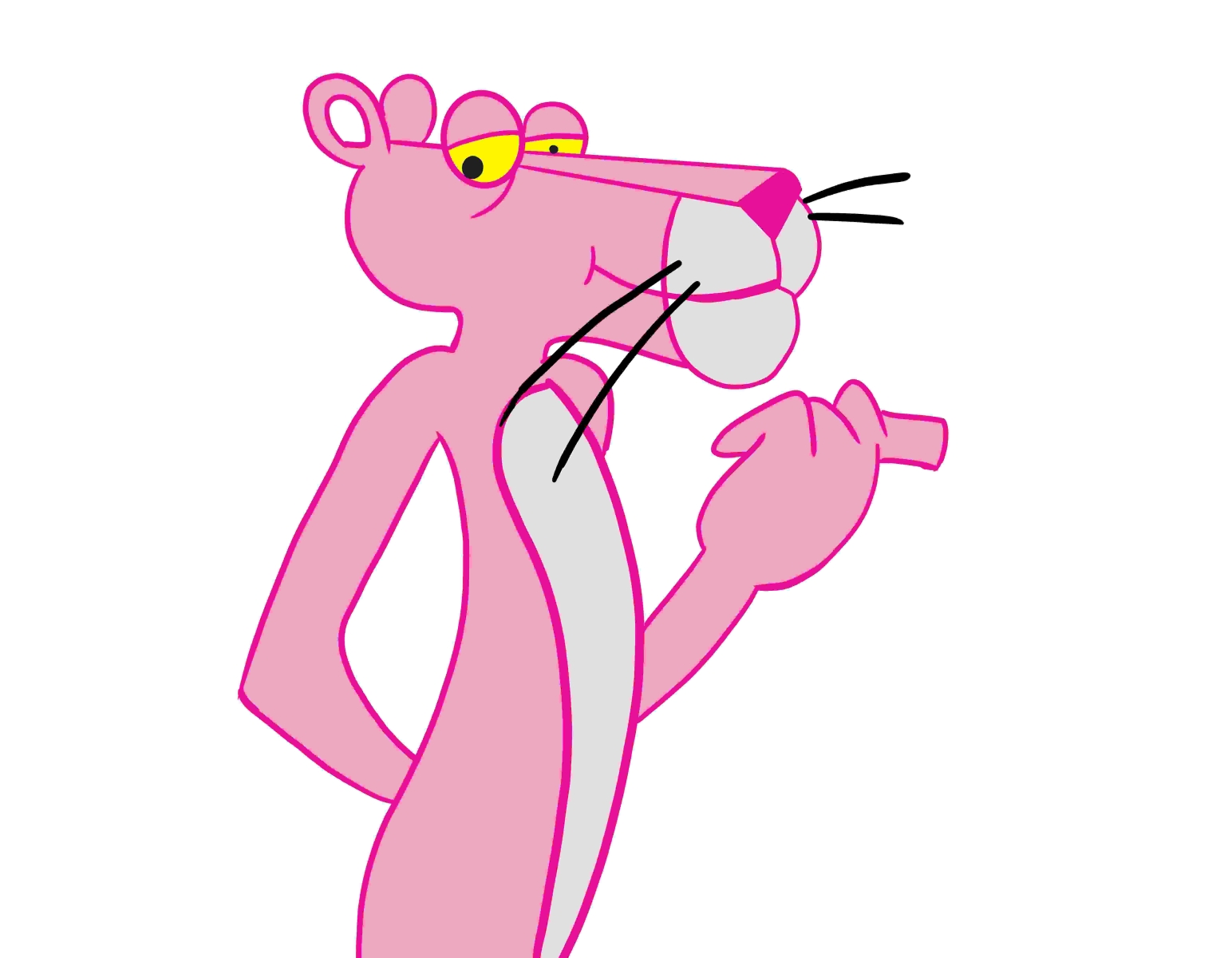pink panther fanart by Tsukihime on Dribbble