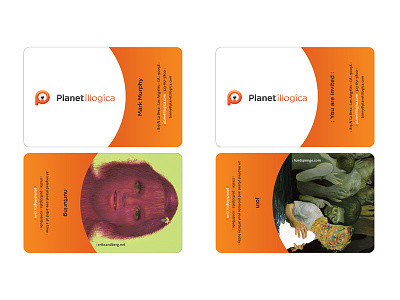 Planet Illogica Corporate Identity design icon identity illustration layout typography