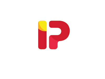 IP Monogram Logo Concept design lettermark logo monogram wordmark