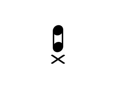 Kick Snare Hat app branding icon logo minimal vector