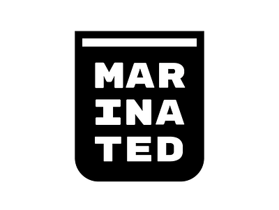 Marinated branding design icon logo minimal vector