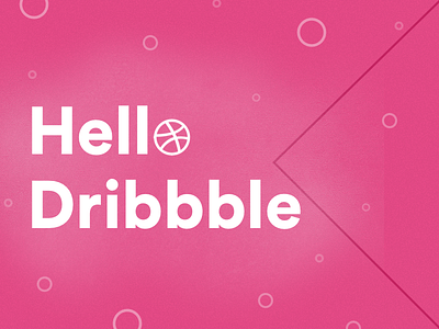 Benlow24 Debut Shot Dribbble debut hello minimal