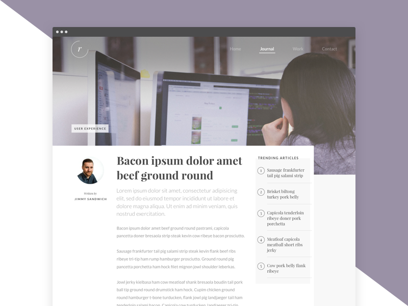 readr blog article layout desktop by ben low dribbble dribbble