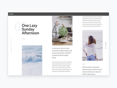 Blog Article - Print Style Layout