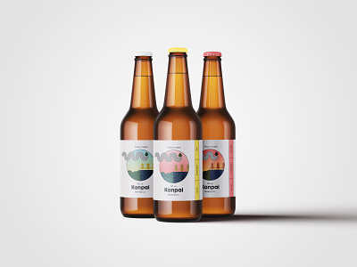 Kanpai Brewing Co adobe adobe photoshop beer label branding design graphicdesign illustration illustrator
