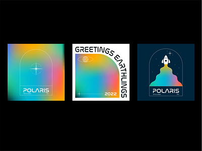 Polaris adobe branding corporate design event fun gradient graphicdesign identity illustration illustrator logo modern space star summit typography