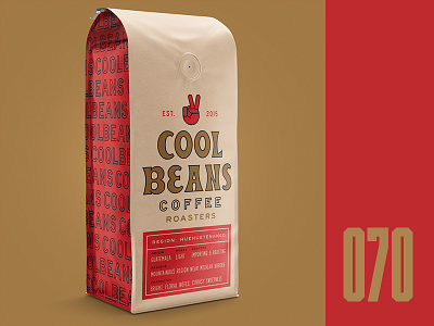 Everyday - 070 coffee coffee roasters cool beans everyday packaging typography