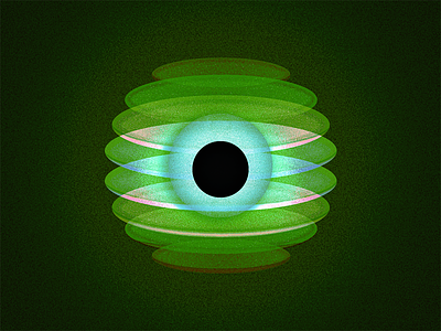 Orb Eye - Day 28 100 day project alien eye noise orb retro rings sci fi texture