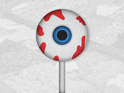 Lollipop Eye - Eye 32 100 day project candy eye eyeball lollipop store