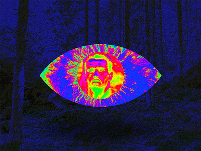 Predator Eye - Eye 37 100 day project arnold eye forest heat map predator