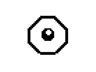 8-Bit Eye - Eye 50 100 day project 8 bit arcade eye pixel pixelated retro