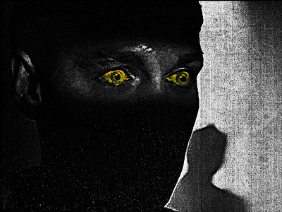 Tooms Eyes - Eye 58 100 day project creepy eye eyes horror photocopy rough sci fi texture vintage x files