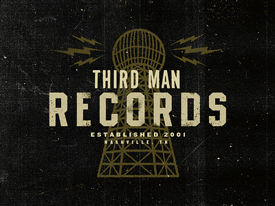 Third Man Records - Day (07) 100 day project grunge jack white music nashville rock and roll third man records typography vinyl