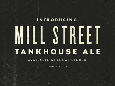 Tankhouse - Type (16) 100 day project beer mill street mixing typefaces toronto type typography