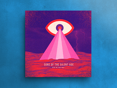 Sons of the Silent Age - Eye in the Sky album art bitmap cover eye halftone music pop psychedelic record rock n roll vinyl