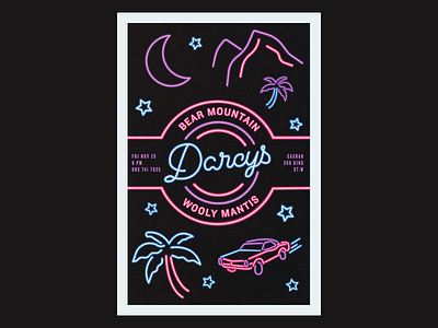 Darcy's Gig Poster