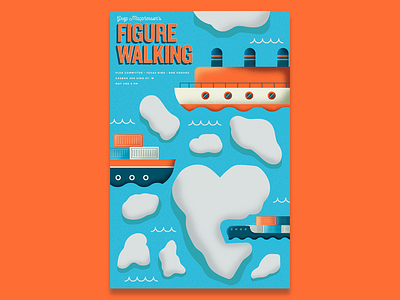 Figure Walking Gig Poster