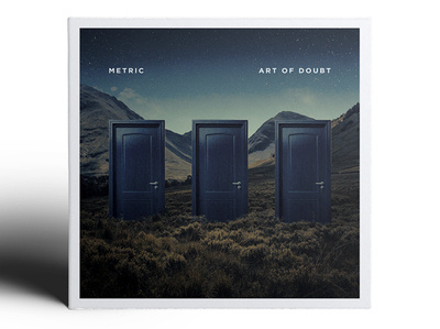 7 - Metric album art album artwork album cover nature photo manipulation three door monty