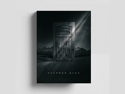 The Shining - Stephen King book cover door horror redrum shining stephen king