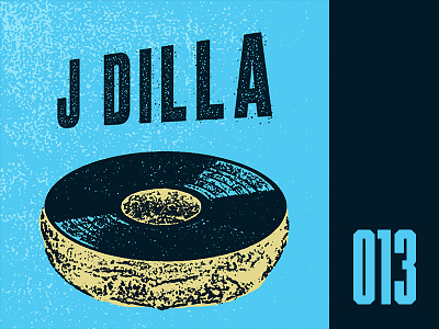 Everyday - 013 donuts everyday j dilla photo illustration vinyl