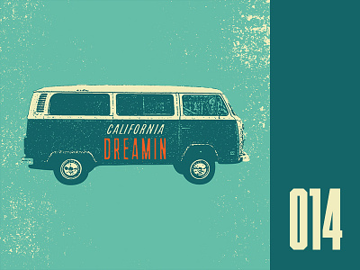 Everyday - 014 california dreaming everyday photo illustration volkswagen vw bus