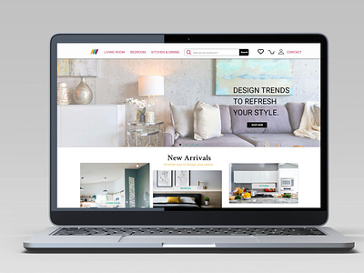 Maynooth Furniture Website adobe xd design illustration ui ux