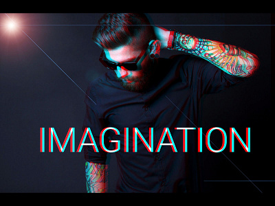 Anaglyph Effect anaglyph branding edit photoshop