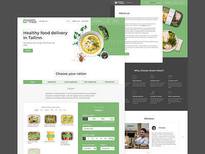 Healthy food delivery service