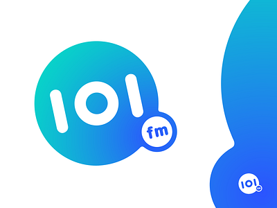 101 FM Logo icon logo minimal