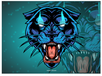 angry tiger by Harry Design on Dribbble