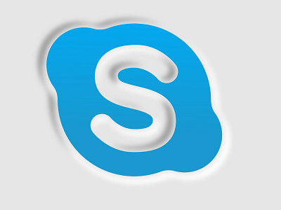 Skype Icon icon icons logo neumorphism skype socialmedia