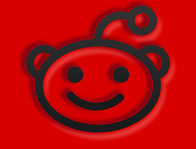 Reddit Icon icon icons logo neumorphism red reddit ui vector