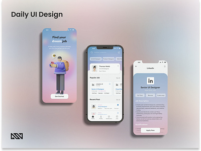 Job Listing app branding daily ui design figma graphic design illustration job listing logo ui user interface ux vector