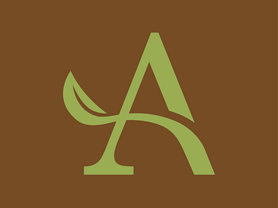 Avon Woods Symbol/Favicon favicon graphic design initial leaf logo nature nonprofit symbol tree