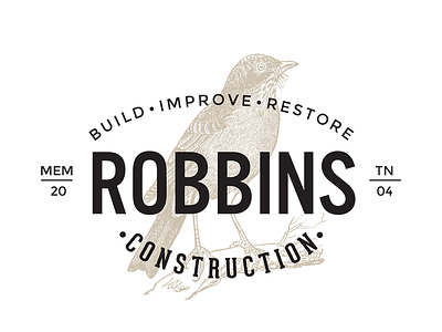 Robbins Construction T-shirt Design