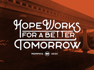 Capital Campaign Theme 1 - Better Tomorrow campaign nonprofit slogan type treatment