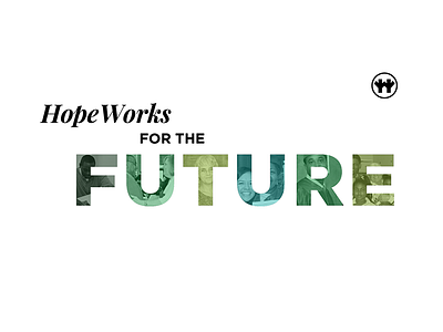 Capital Campaign Theme 2 - For the Future campaign nonprofit slogan theme type treatment
