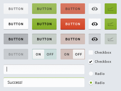 Flexible UI Kit animated button checkbox dark ui flat gif green icons input kit light ui minimal radio red sparkchart ui ui kit white