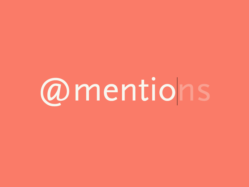 @Mentions on Readmill @ @mentions autocomplete comments mentions menu readmill