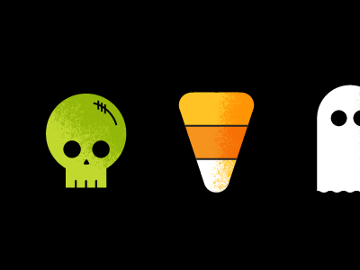 Halloween Icons candy corn ghost halloween icon misfits october skull