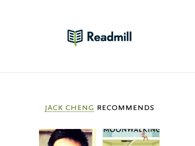 Recommendation Newsletter newsletter readmill recommendations