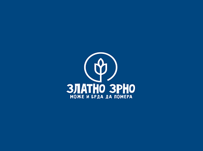 zlatno zrno logo branding design illustration illustrator logo minimal vector website