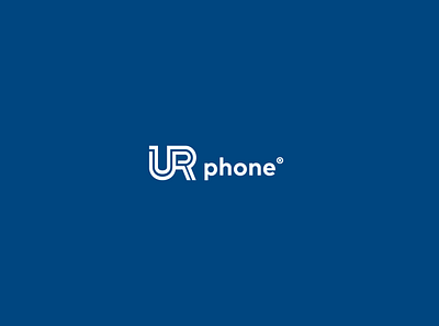 ur phone logo branding design illustration illustrator logo minimal typography vector website