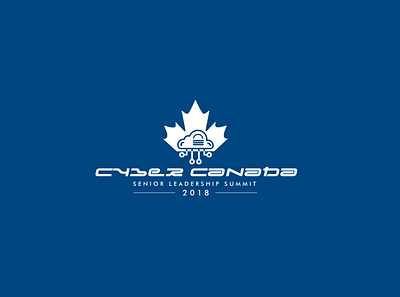 cyber canada branding design illustration illustrator logo minimal typography vector website