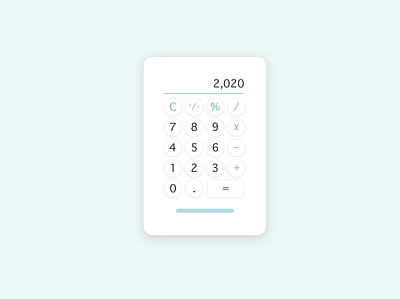 Daily UI Day 4 calculator