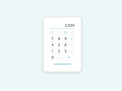 Daily UI Day 4 calculator