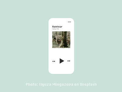 #DailyUI Day 9 Music player