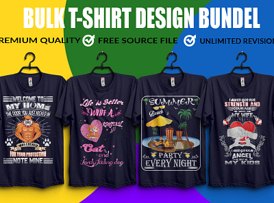 I will do bulk t shirt designs for merch, printful and teespring design illustration illustrator logo minimal typography vector