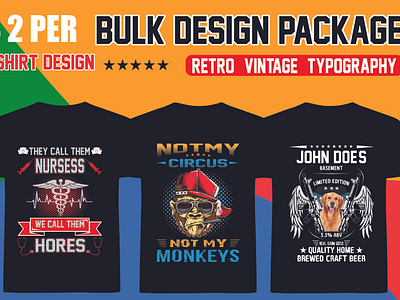 I will do bulk graphic and custom t shirt design for pod busines