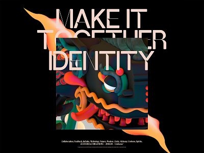 Identity . Adobe Creative Cloud 2018 3d adobe brand color creative cloud design drag graphic identity illustration render
